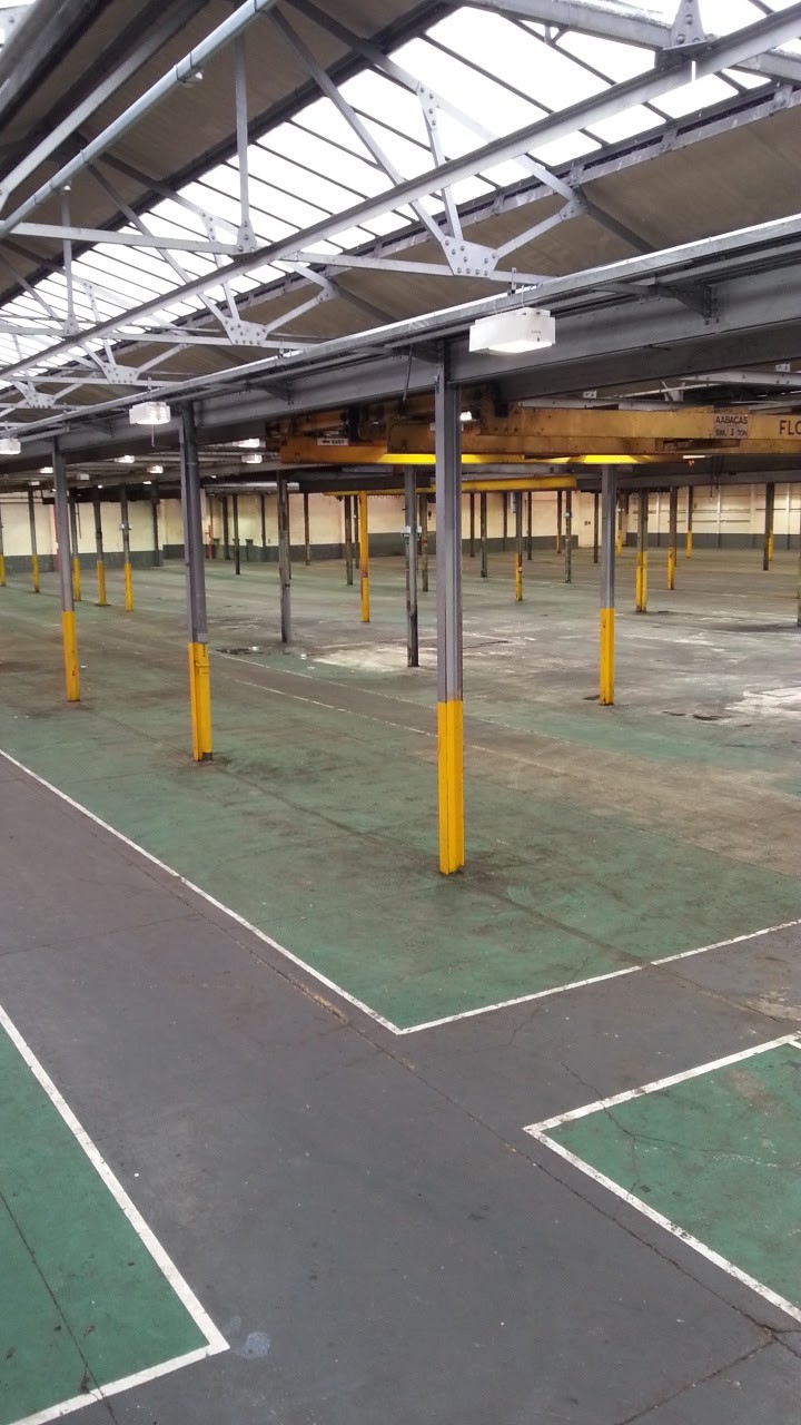 Empty industrial unit awaiting reletting